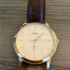 Fossil Men’s Watch with brown band